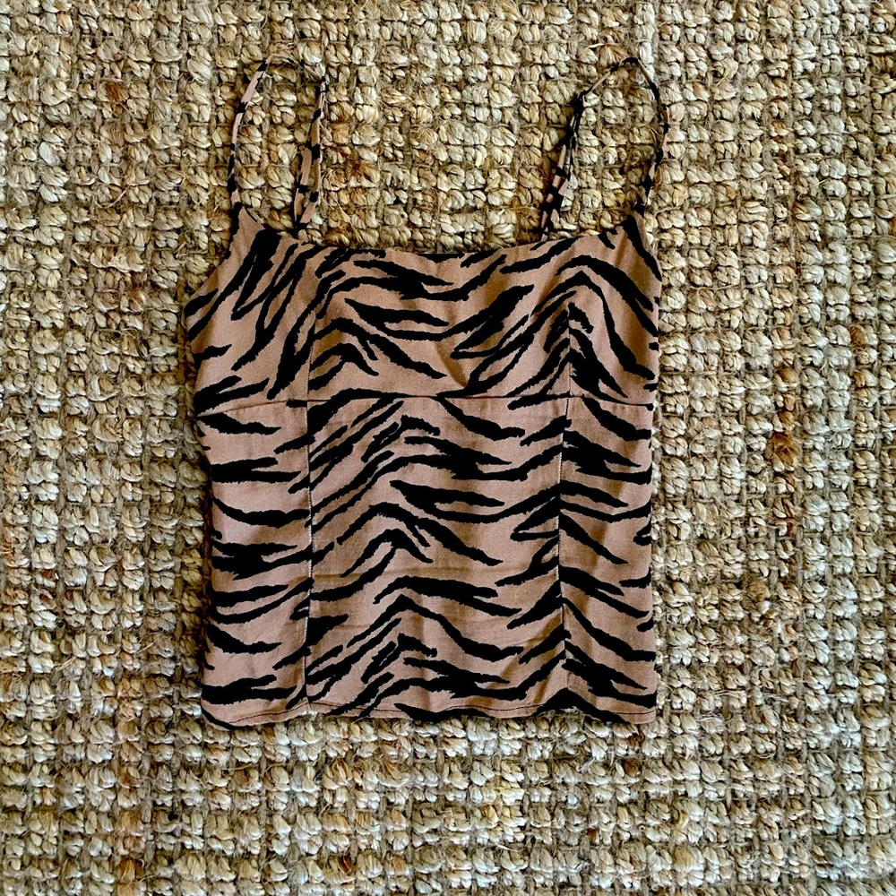 Reformation Tiger Print Tank